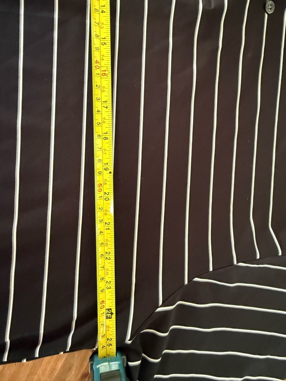Men’s XL EUC Daniel Cremieux Black Polo with White Stripes. Classic. Super Soft! - Picture 5 of 5